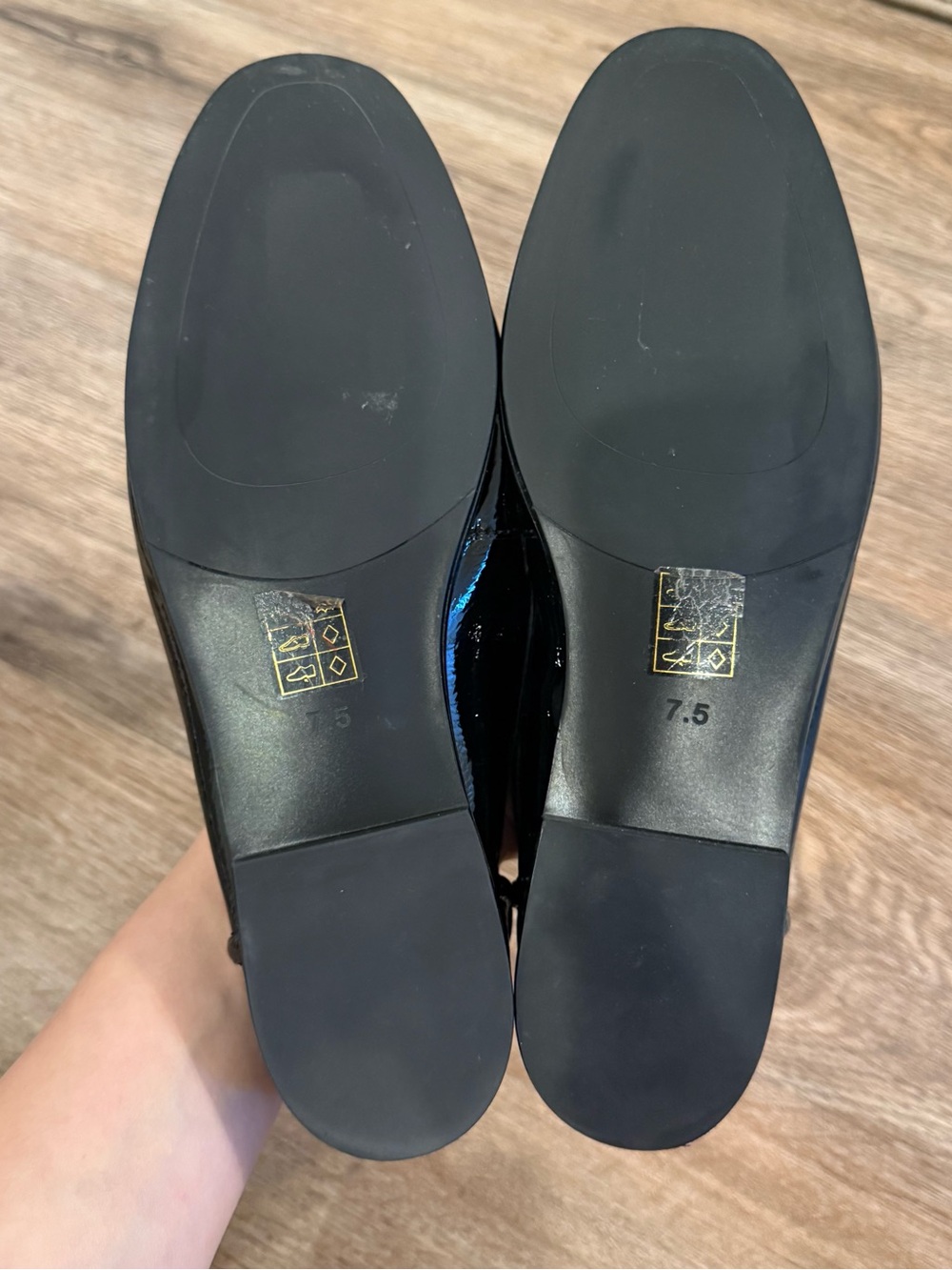 Jeffrey Campbell Velveteen Horsebit Loafers Black Patent Leather Luxury Size 7.5 - Picture 6 of 7